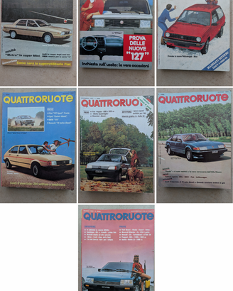 Riviste Quattroruote 1980 singole o in blocco