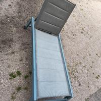 Coppia sdraio da giardino