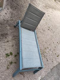 Coppia sdraio da giardino