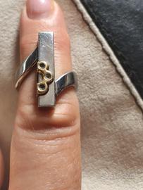 Anello Morellato bicolore