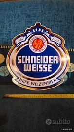 insegna vintage Birra Schneider Weisse 