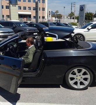 BMW 320d Cabrio E93 (2008) - Tetto rigido - Nera -