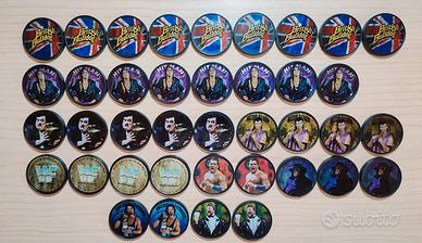WWF Matchcaps vintage anni '90 – originali Panini