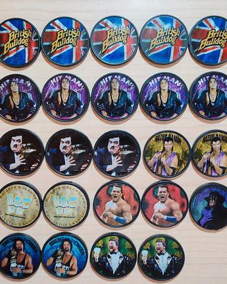 WWF Matchcaps vintage anni '90 – originali Panini