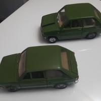 politoys fiat 126  scala 1 24 in coppia