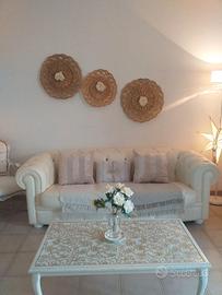 Divano swarovski pelle Chesterfield