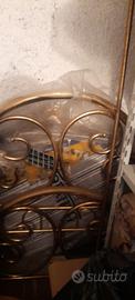 Letto singolo in ottone
