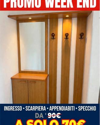 Mobile ingresso con scarpieraspecchio appendi