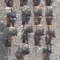 14 ometti fermabalcone testa di moro