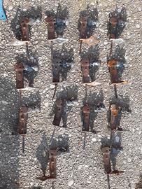 14 ometti fermabalcone testa di moro