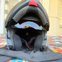 CASCO BMW MOTORRAD SYSTEM 7 EVO CARBON NERO OPACO