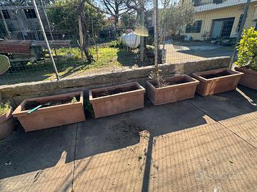 Fioriere terracotta toscana