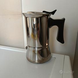 Caffettiera moka in acciaio inox 18/10 