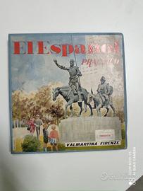 Corso spagnolo con dischi vinile vintage