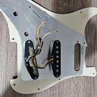 pickguard stratocaster con pickup fender custom sh