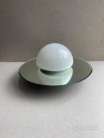 Plafoniera a specchio da soffitto design anni 70