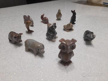 Animaletti in pietra dura