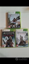 3 giochi Assassin's Creed Xbox 360