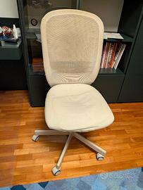 Sedia da ufficio IKEA FLINTAN beige