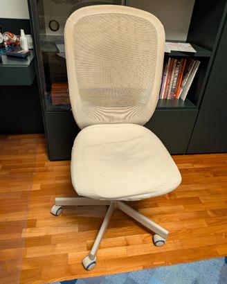 Sedia da ufficio IKEA FLINTAN beige