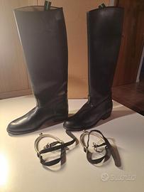 Stivali equitazione e sparoni