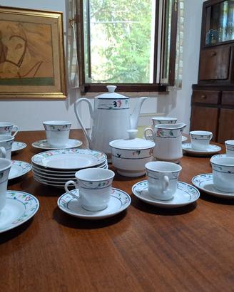 Servizio da tè e caffè da 6 in porcellana 