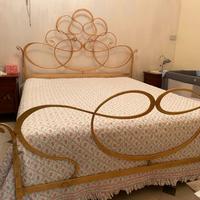 Letto Giusti Portos in ferro battuto e materasso