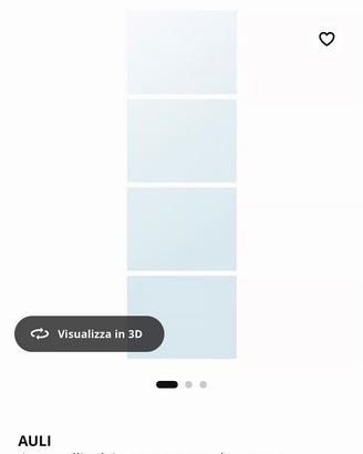 vetro a specchio Auli ikea