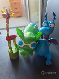 Lotto Giochi Drago Stuffy, Maialino e Giraffa