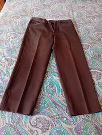 Pantalone classico vintage anni 90 marrone