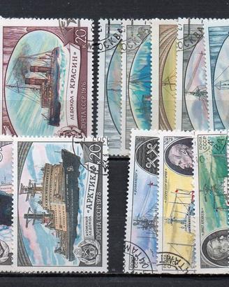 RUSSIA URSS 1976/79 Serie complete Navi e Aerei