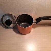 Pentolino bollilatte antiaderente diam 10 cm nuovo