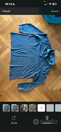 Polo Lacoste Maniche Lunghe Vintage-Taglia 8(xxl)