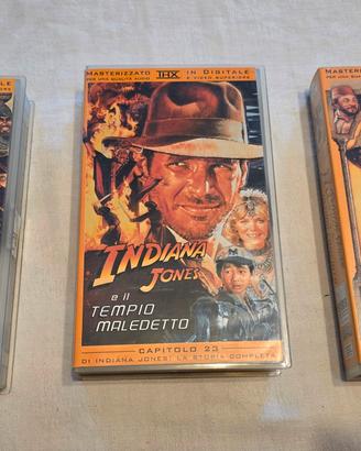 Trilogia Indiana Jones VHS 