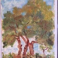 Olio su cartoncino - Scaletta