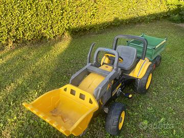  Scavatore peg Perego con rimorchio 