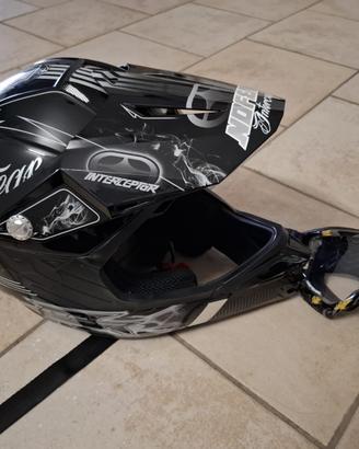 Casco da cross nofear S + mascherina