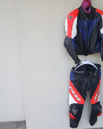 Tuta moto Dainese in pelle tg 46