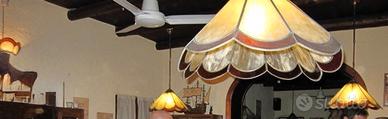 Stile Tiffany 7 lampadari e 2 applique