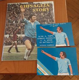 Lazio calcio dépliant Chinaglia story