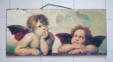 Quadro decorativo angioletti stile Raffaello