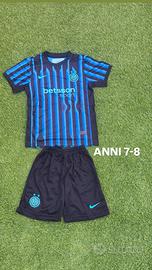 Maglia e pantaloncino Inter 2026 7-8 anni nuovo