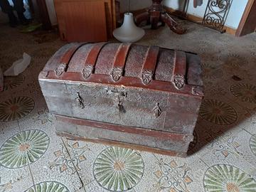 Baule anni '50 in legno - a Biancareddu