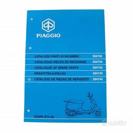 Catalogo parti di ricambio Piaggio Vespa ET4 50