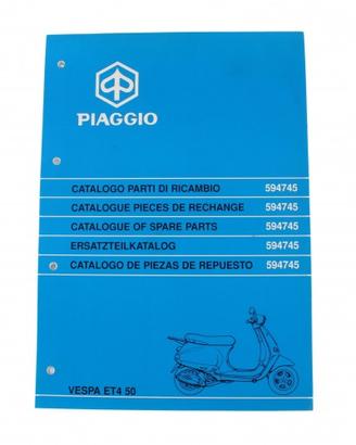 Catalogo parti di ricambio Piaggio Vespa ET4 50