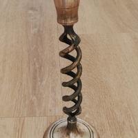 candelabro antico in bronzo 