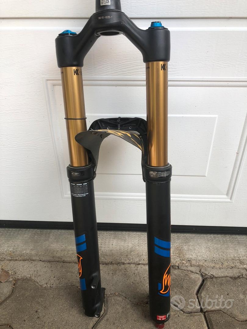 Adesivo Forcella per 2021 FOX 36 AM MTB Bici Bicicletta Ciclismo Decalcomanie Arancione Grigio