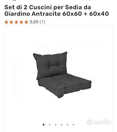 Cuscini per divanetti esterni
