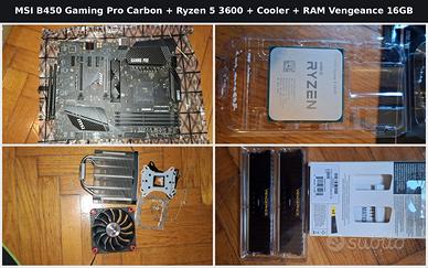 COMBO-MSIB450+RYZEN 5 3600+MSI FROZR L+RAM 3600Mhz