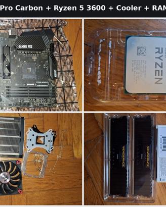 COMBO-MSIB450+RYZEN 5 3600+MSI FROZR L+RAM 3600Mhz